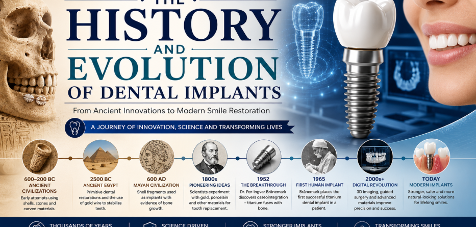 The History and Evolution of Dental Implants