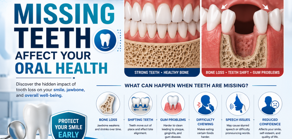 How Missing Teeth Affect Your Oral Health