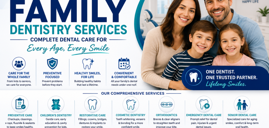 Family Dentistry Services: Complete Dental Care for Every Age