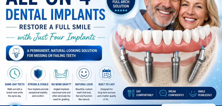 All-on-4 Dental Implants: A Complete Guide to Smile Restoration