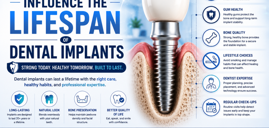 Factors That Influence the Lifespan of Dental Implants