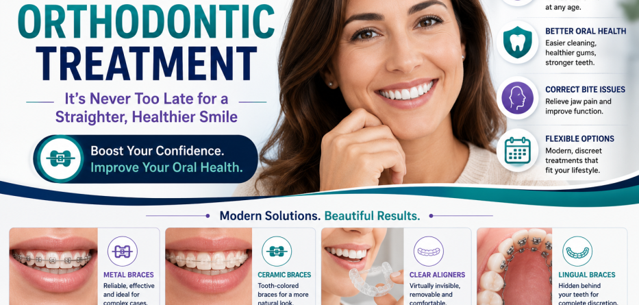 Adult Orthodontic Treatment: Everything You Need to Know