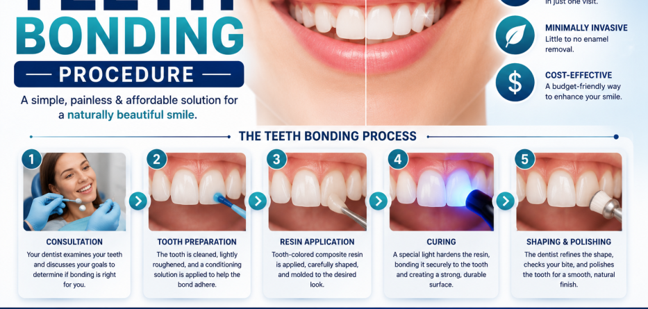 Teeth Bonding Procedure: Everything You Need to Know