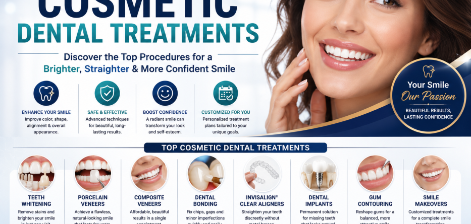 Best Cosmetic Dental Treatments: Top Procedures for a Beautiful Smile