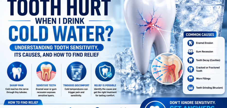 Why Does My Tooth Hurt When I Drink Cold Water?