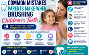 Common Mistakes Parents Make When Brushing Children's Teeth