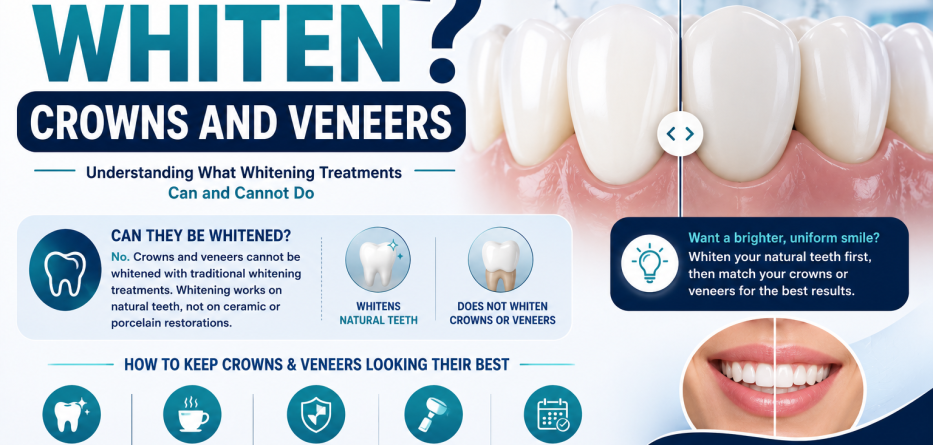 Can You Whiten Crowns and Veneers? Everything You Need to Know