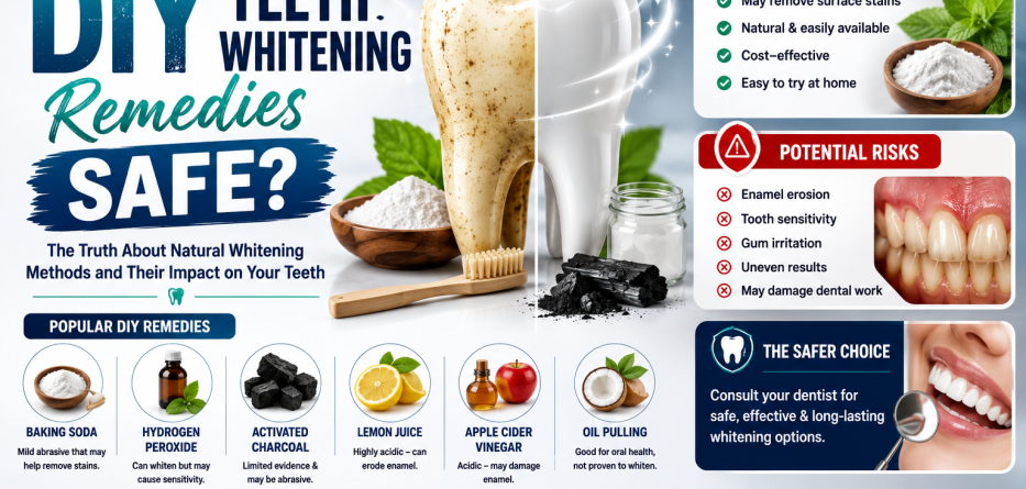 Are DIY Teeth Whitening Remedies Safe? What You Need to Know Before Trying Them