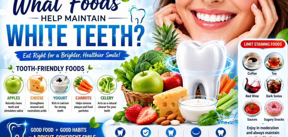 What Foods Help Maintain White Teeth? A Guide to Naturally Brighter Smiles