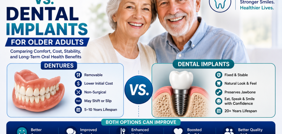 Dentures vs. Dental Implants for Older Adults: Which Is Better?