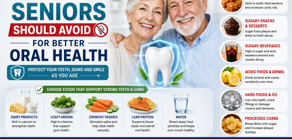 Foods Seniors Should Avoid for Better Oral Health