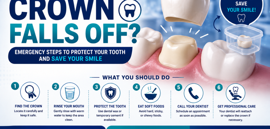 What to Do If a Crown Falls Off? A Complete Emergency Guide