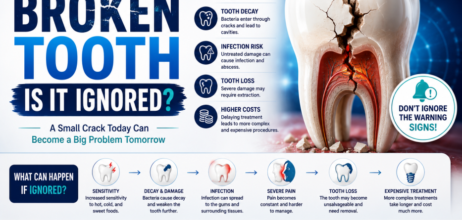 What Happens If a Broken Tooth Is it ignored?