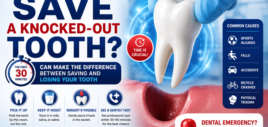 You Saved a Knocked-Out Tooth? What to Do Immediately