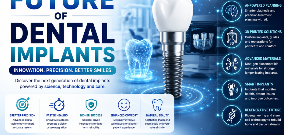 The Future of Dental Implants: Innovations Shaping Tomorrow's Smiles
