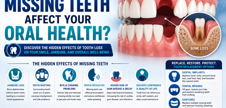 How Do Missing Teeth Affect Your Oral Health?