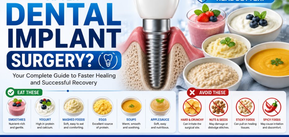 What Foods to Eat After Dental Implant Surgery? A Complete Recovery Diet Guide