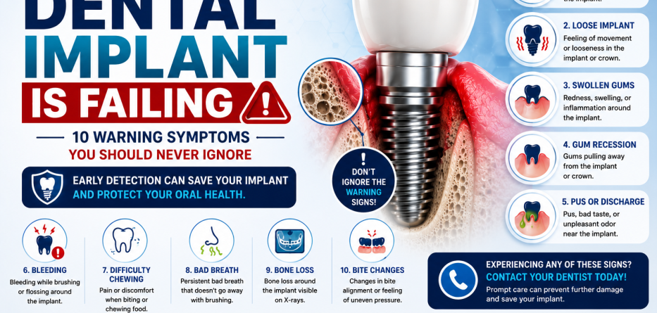 Signs Your Dental Implant Is Failing: Warning Symptoms You Should Never Ignore