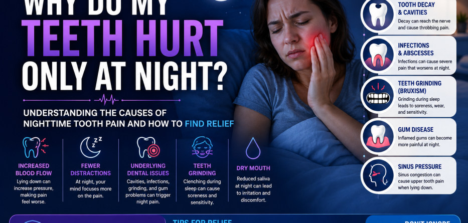 Why Do My Teeth Hurt Only at Night? Causes, Treatments, and Prevention Tips