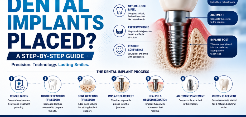 How Are Dental Implants Placed? A Step-by-Step Guide