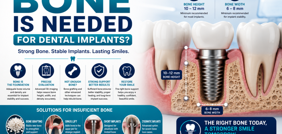 How Much Bone Is Needed for Dental Implants?