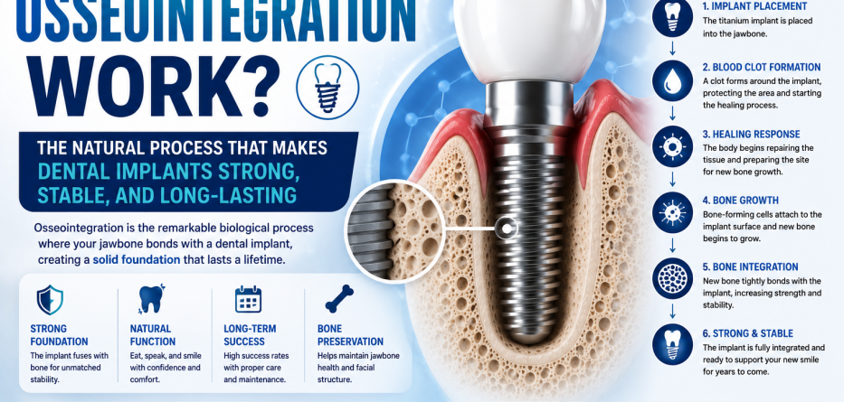How Does Osseointegration Work? Dental Implant Success