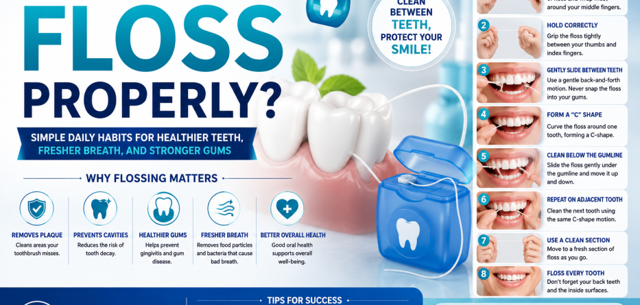 How to Floss Properly? A Step-by-Step Guide for Healthier Teeth and Gums