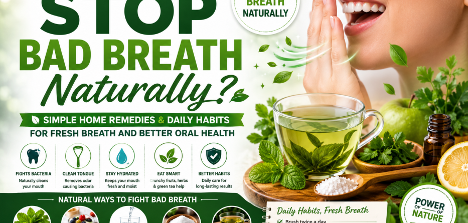 How to Stop Bad Breath Naturally? Effective Home Remedies and Prevention