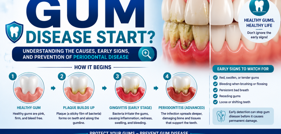 How Does Gum Disease Start? Causes, Early Signs, and Prevention