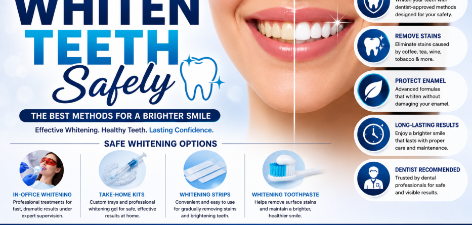 How to Whiten Teeth Safely: Effective Methods for a Brighter Smile