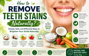 How to Remove Teeth Stains Naturally, Safely, and Effective
