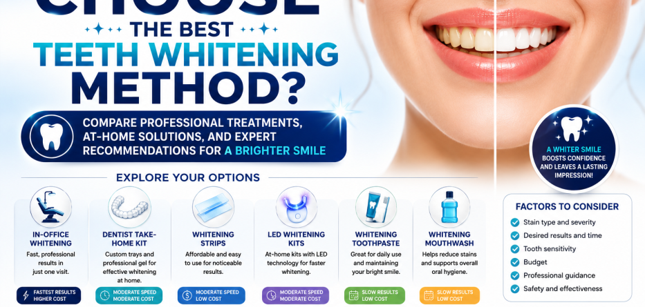 How to Choose the Best Teeth Whitening Method? A Complete Guide