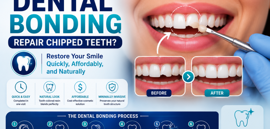 How Does Dental Bonding Repair Chipped Teeth?
