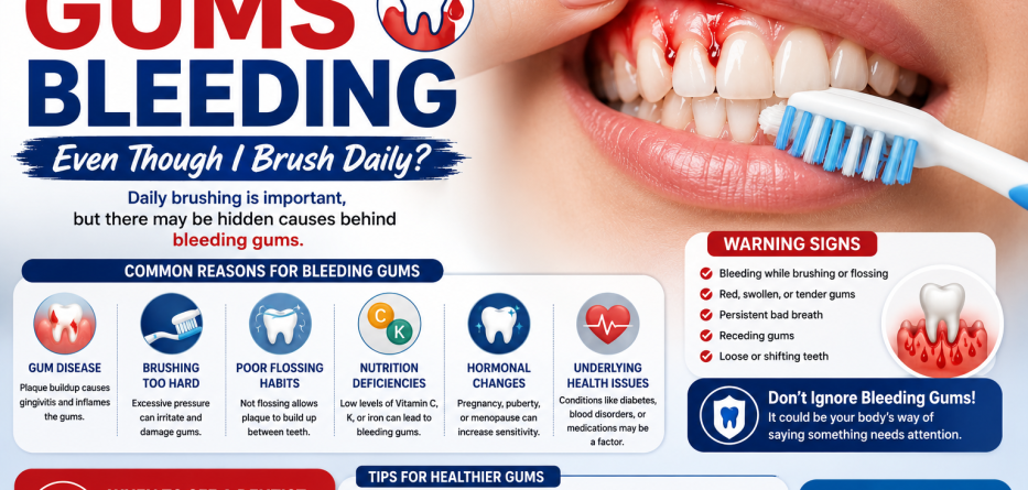 Why Are My Gums Bleeding Even Though I Brush Daily?