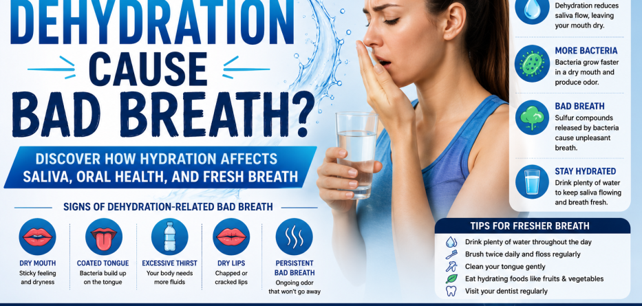 Can Dehydration Cause Bad Breath? Hydration and Oral Health