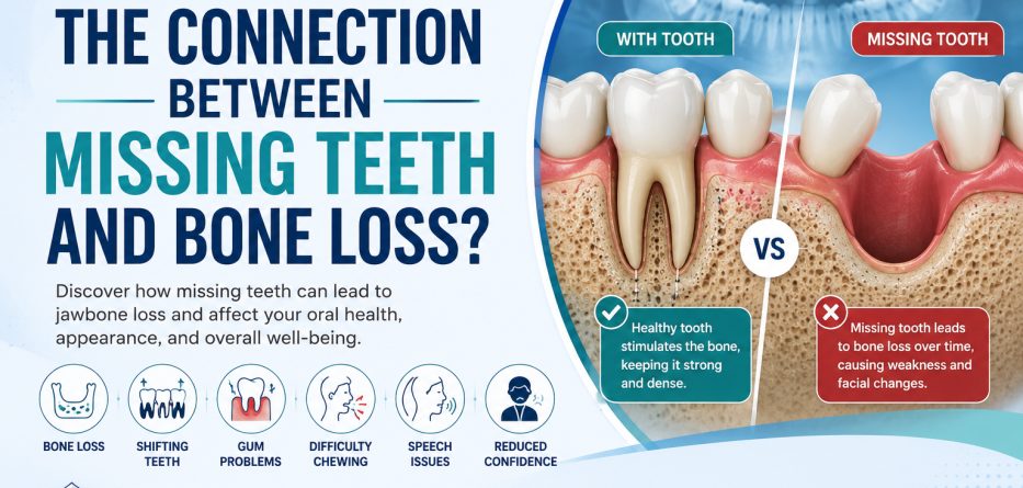 The Connection Between Missing Teeth and Bone Loss