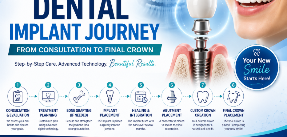 The Dental Implant Journey: From Consultation to Final Crown