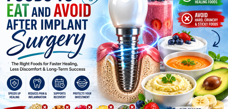 Foods to Eat and Avoid After Implant Surgery