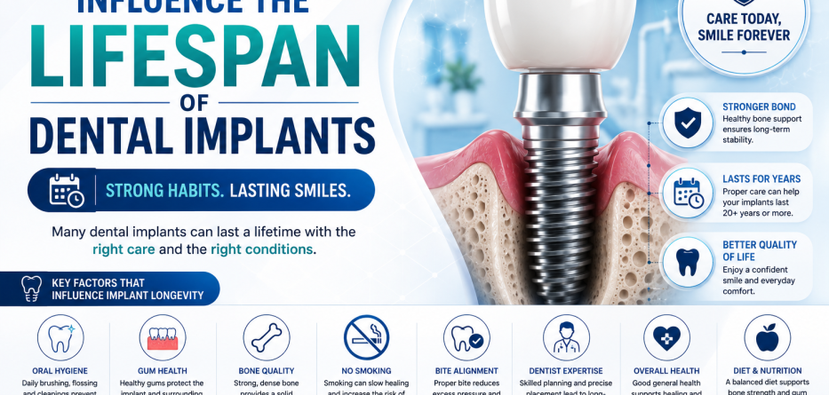 Factors That Influence the Lifespan of Dental Implants