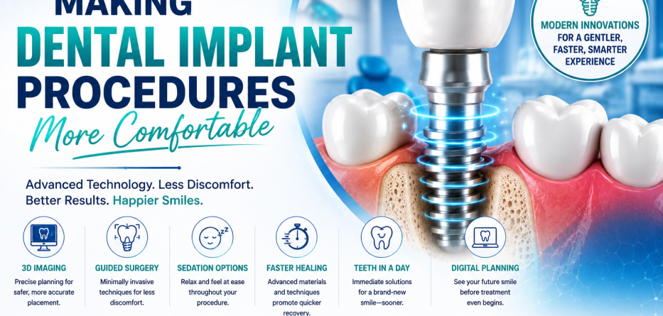 Innovations Making Dental Implant Procedures More Comfortable