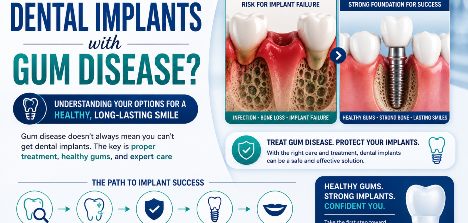 Can You Get Dental Implants with Gum Disease?