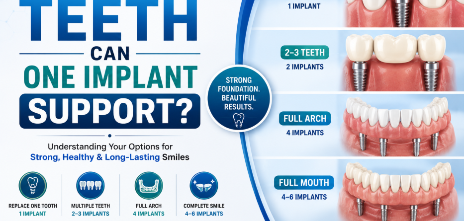 How Many Teeth Can One Implant Support?