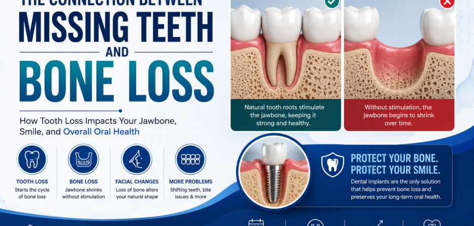 The Connection Between Missing Teeth and Bone Loss