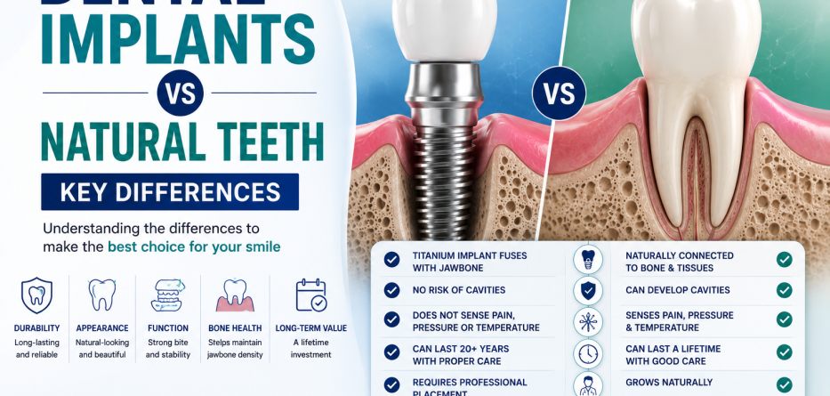 Dental Implants vs. Natural Teeth: Key Differences?