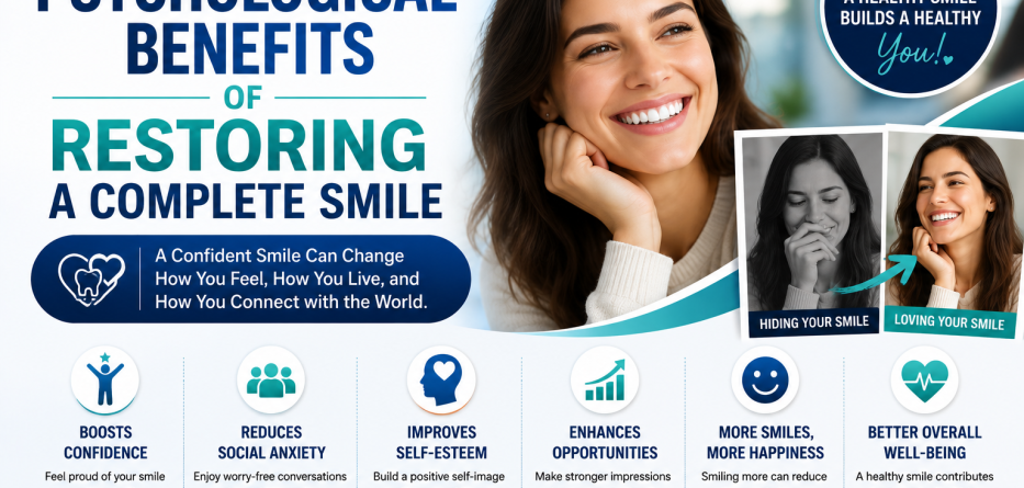 The Psychological Benefits of Restoring a Complete Smile